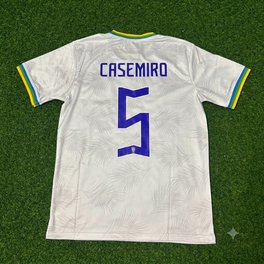 Casemiro Brazil 2026 White Football Jersey Trikot Maillot