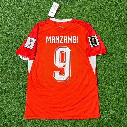 Johan Manzambi 9 - Switzerland 2026 World Cup Kit Jersey Trikot Maillot