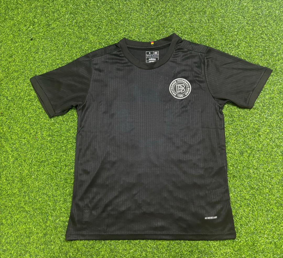 Germany 125 Years Special Black Football Jersey