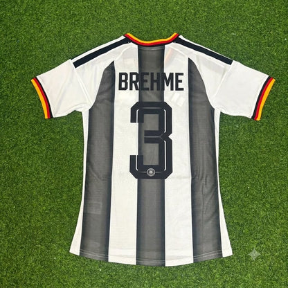 Andreas Brehme Germany Stripe Special Edition Black White Jersey Trikot Maillot
