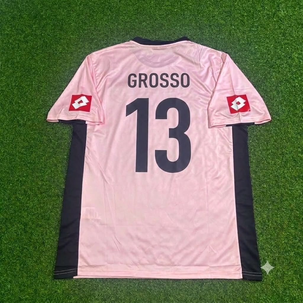 Fabio Grosso Palermo FC Pink Retro Football Jersey Trikot Maillot