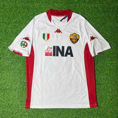 Francesco Totti White Away 2001 02 Home – Kit Jersey