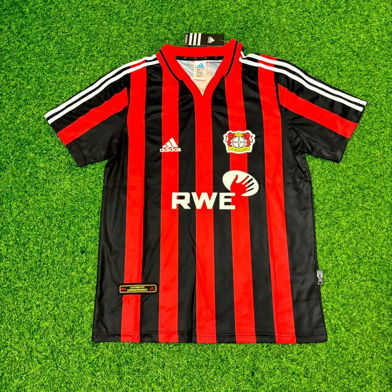 Bernd Schneider Bayer 04 2001-2002 Heimtrikot | Retro Kit | Trikot Soccer Shirt