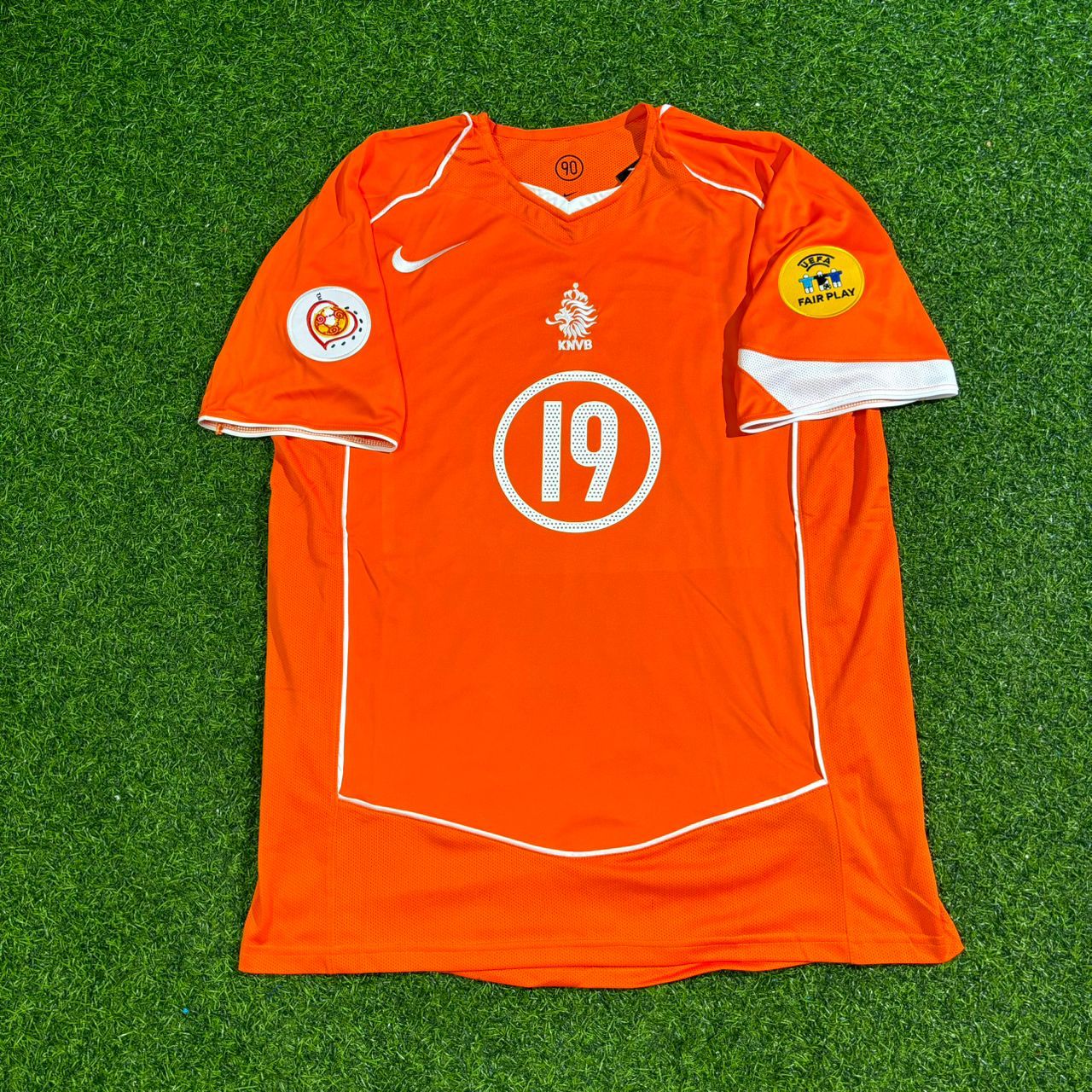 Arjen Robben Euro 2004 Home Retro Football Kit Trikot Soccer Shirt