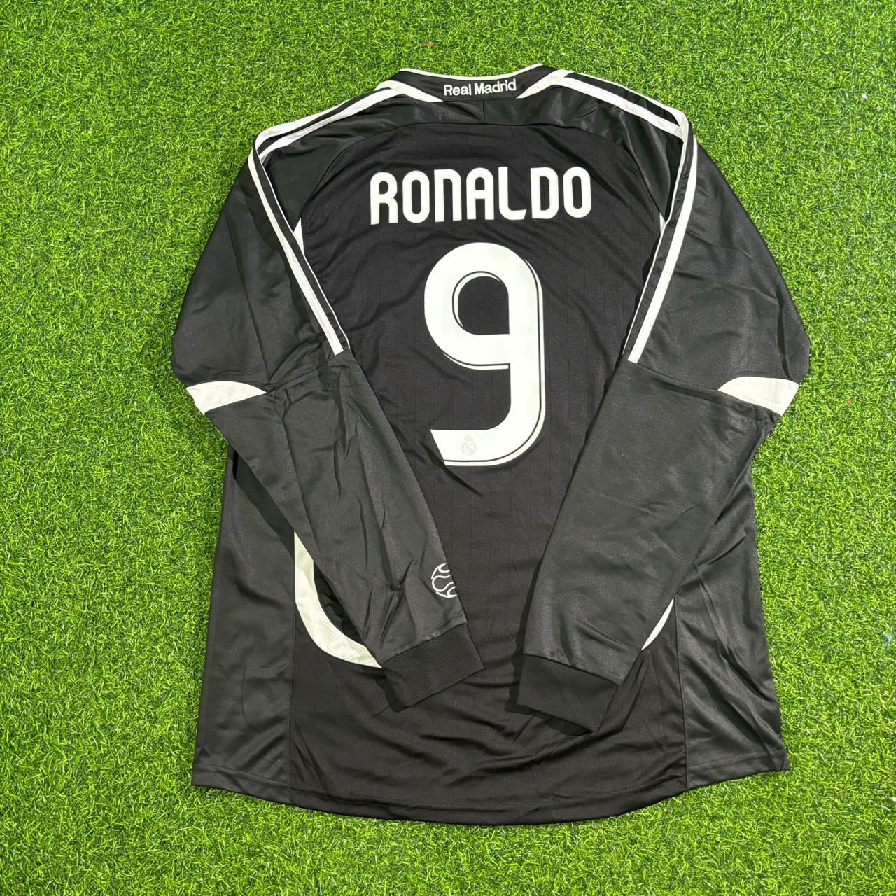Ronaldo Nazario  Retro Home  Retro Long Sleeve Football Kit Trikot Soccer Shirt