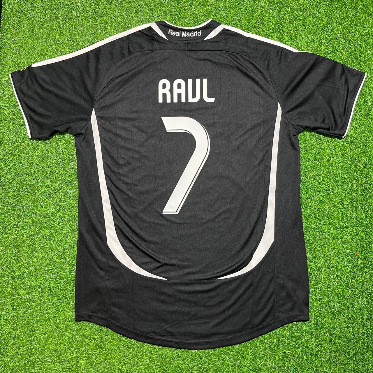 Raul Gonzalez   2006-07  Black Jersey Trikot Maillot Soccer Shirt