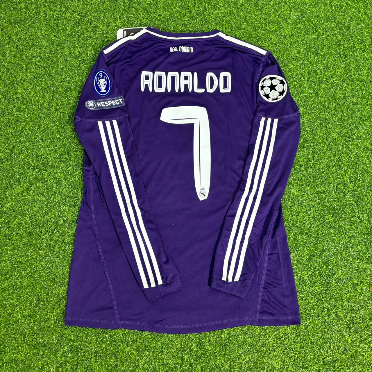 Cristiano Ronaldo 2010-11 Champions League Green Long Sleeve Jersey Soccer Shirt