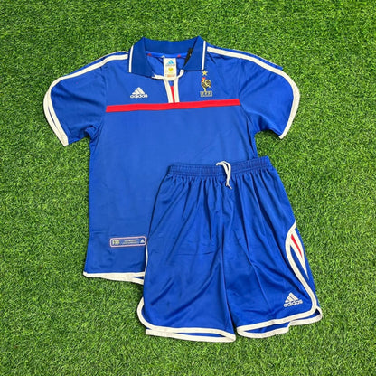 Youri Djorkaeff 6- France EURO 2000 2002 Retro Kids Jersey