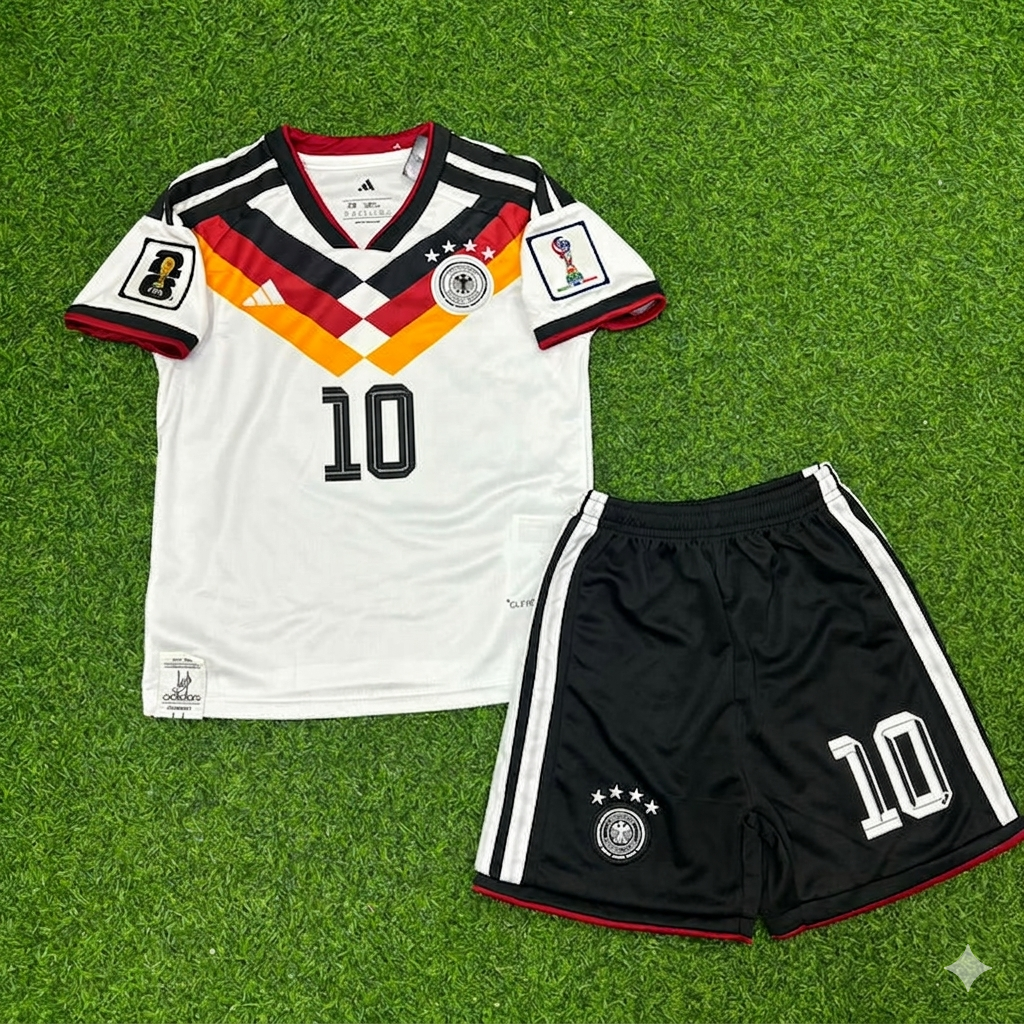 Jamal Musiala 10# Germany 2026 World Cup Kids Home Football Jersey