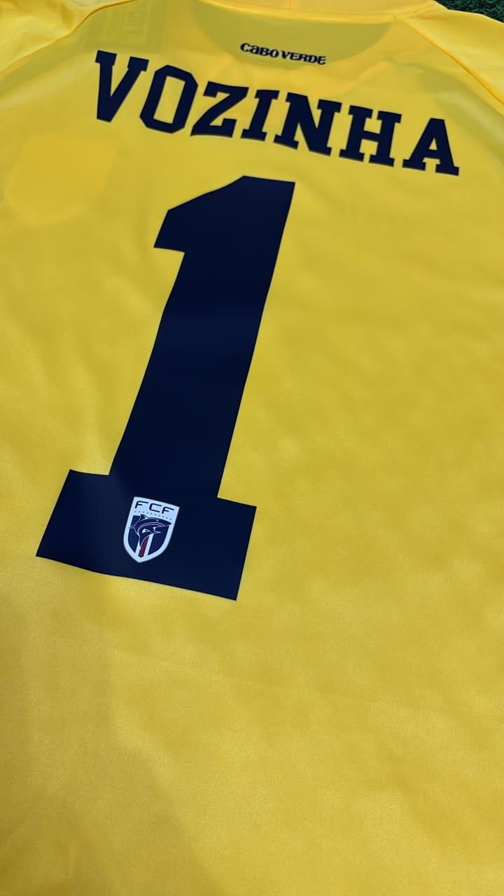 Vozinha Goalkeeper Cape Verde 2026 World Cup Football Jersey Shirt Trikot Maillot