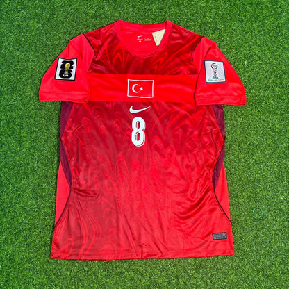 Arda Güler #8 Turkey Türkiye - World Cup 2026 - Home Red - Jersey Trikot - Maillot Maglia