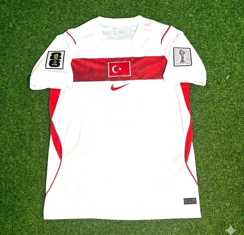 Deniz Gül #13 Turkey Türkiye- World Cup 2026 -Away White - Jersey Trikot - Maillot Maglia