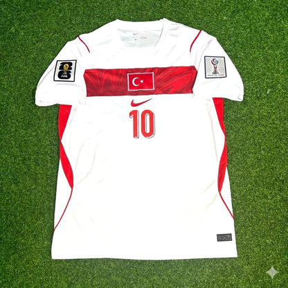 Hakan Çalhanoğlu #10 Turkey Türkiye- World Cup 2026 -Away White - Jersey Trikot - Maillot Maglia