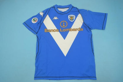 Roberto Baggio Brescia 2003/2004  Retro Blue Football Jersey
