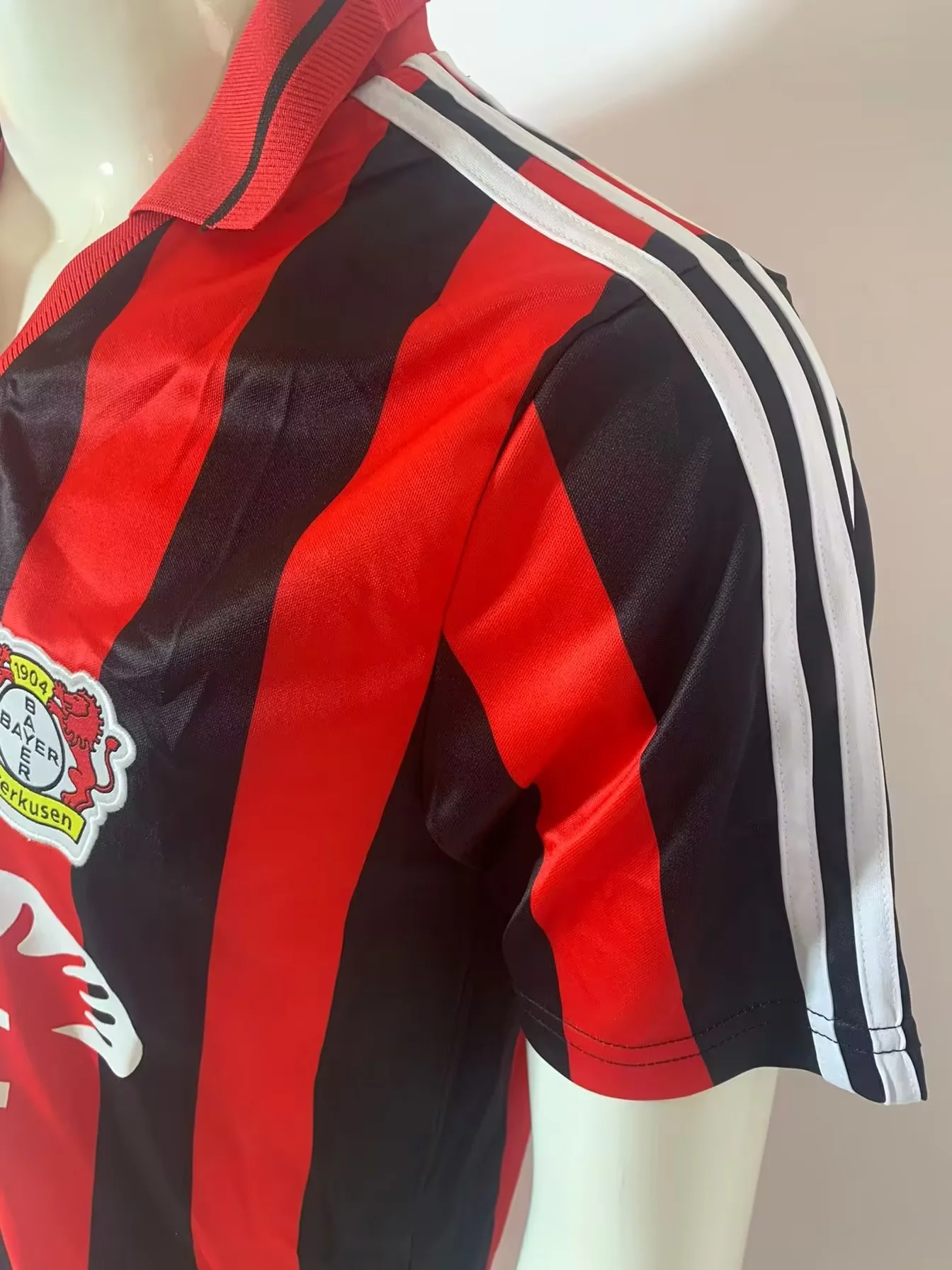 Bayer Leverkusen 2001/02 Saison Heim Retro Trikot