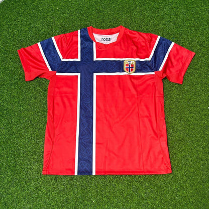 Oscar Bobb #22 Norway 2026 World Cup Home Football Jersey
