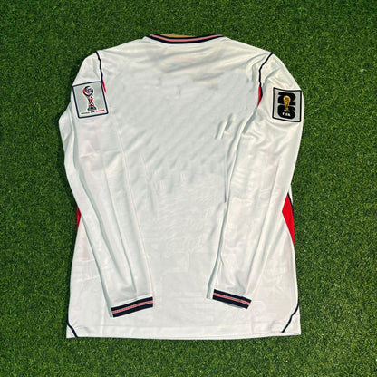 England 2026 World Cup Home White Long Sleeve Jersey