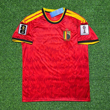 Zeno Debast #2 Belgium 2026 World Cup Home Jersey
