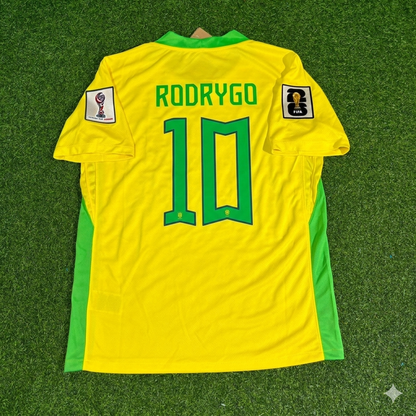 Rodrygo 10 Brazil 2026 World Cup New Season Football Jersey