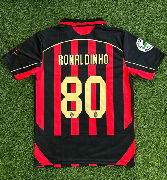 Ronaldinho AC Milan Retro Jersey