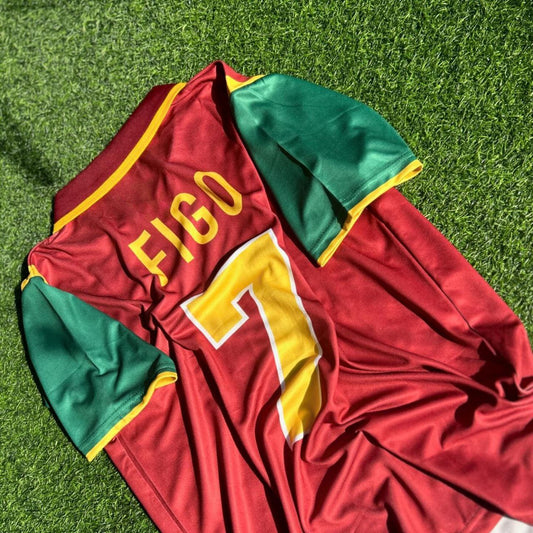 Luis Figo Portugal Retro Jersey