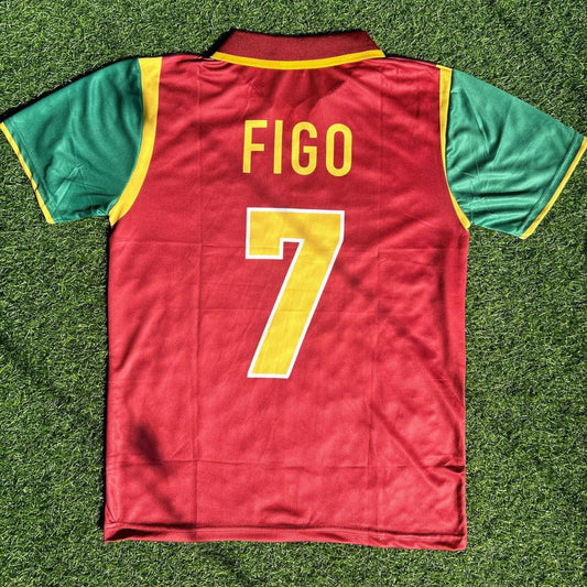 Luis Figo Portugal Retro Jersey