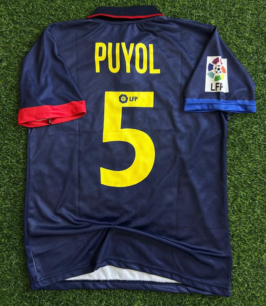 Carles Puyol Barcelona Retro-Trikot