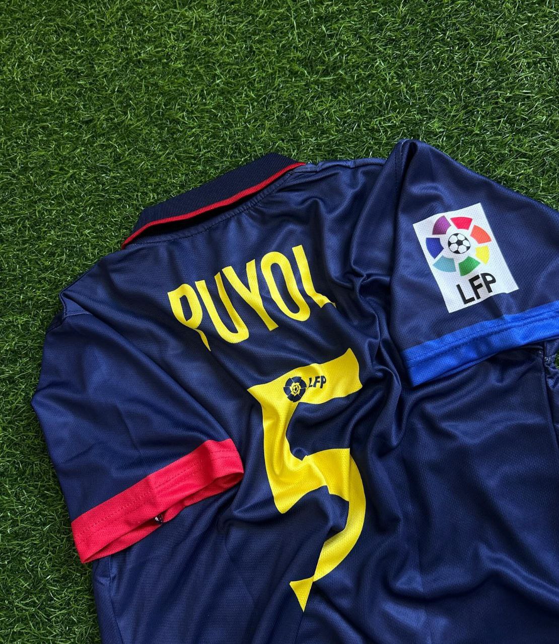 Carles Puyol Barcelona Retro Jersey