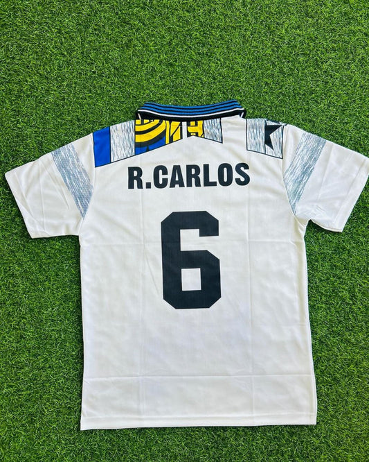 Roberto Carlos 1995-96 Inter Fc Beyaz Retro Forma