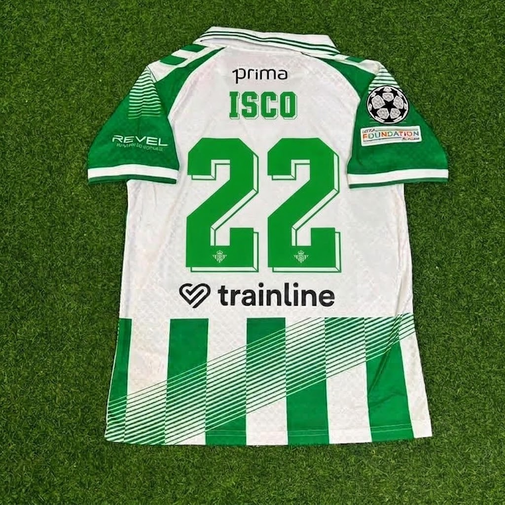 Isco #22 Real Betis 2027 Home New Season Green White Football Jersey Trikot Maillot