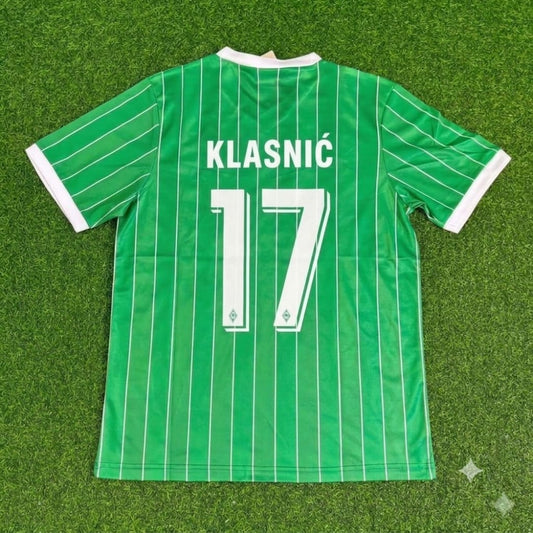 Maillot de football rétro domicile commémoratif Ivan Klasnic Werder Brême