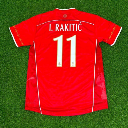 Ivan Rakitic Sevilla Red Home Special Retro Football Jersey Kit