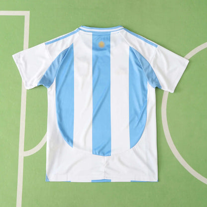 Lionel Messi Argentinien Home Kids Kit Kindertrikot Maillot Enfant Kindertrui (Alter 3-13)