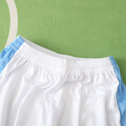 Lionel Messi Argentinien Home Kids Kit Kindertrikot Maillot Enfant Kindertrui (Alter 3-13)