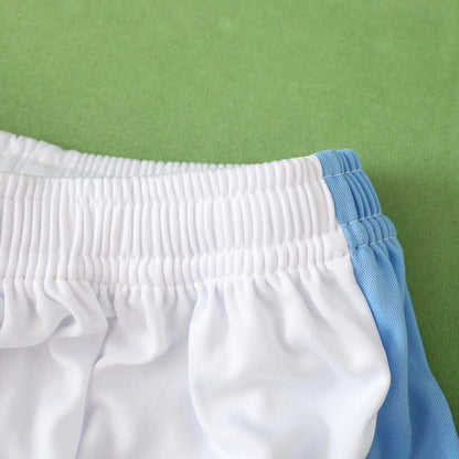 Lionel Messi Argentinien Home Kids Kit Kindertrikot Maillot Enfant Kindertrui (Alter 3-13)