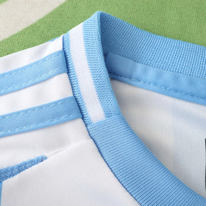 Lionel Messi Argentinien Home Kids Kit Kindertrikot Maillot Enfant Kindertrui (Alter 3-13)