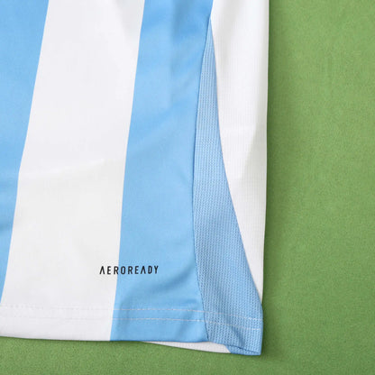 Lionel Messi Argentinien Home Kids Kit Kindertrikot Maillot Enfant Kindertrui (Alter 3-13)