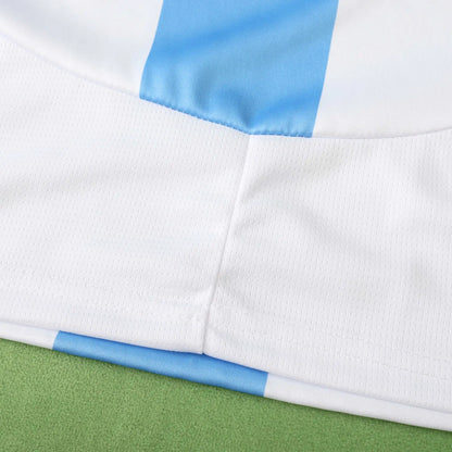 Lionel Messi Argentinien Home Kids Kit Kindertrikot Maillot Enfant Kindertrui (Alter 3-13)