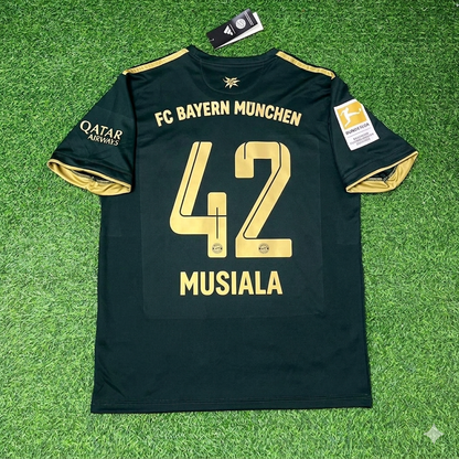Jamal Musiala Bayern Munich 2021-2022 Oktoberfest Green Special Edition Football Jersey