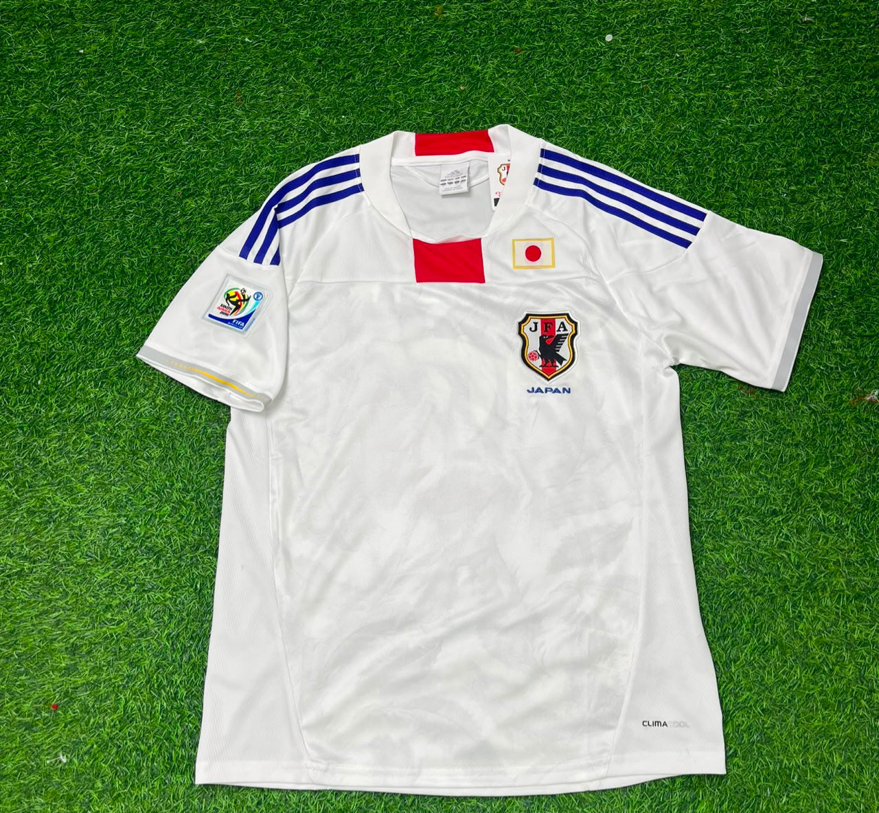 Japan 2010 World Cup White Retro Football Jersey