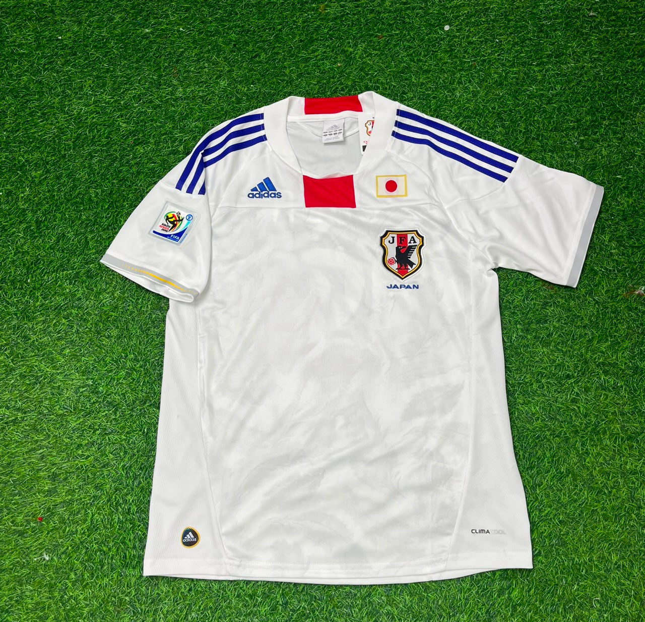 Junichi Inamoto Japan 2010 World Cup White Retro Football Jersey