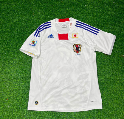 Junichi Inamoto Japan 2010 World Cup White Retro Football Jersey