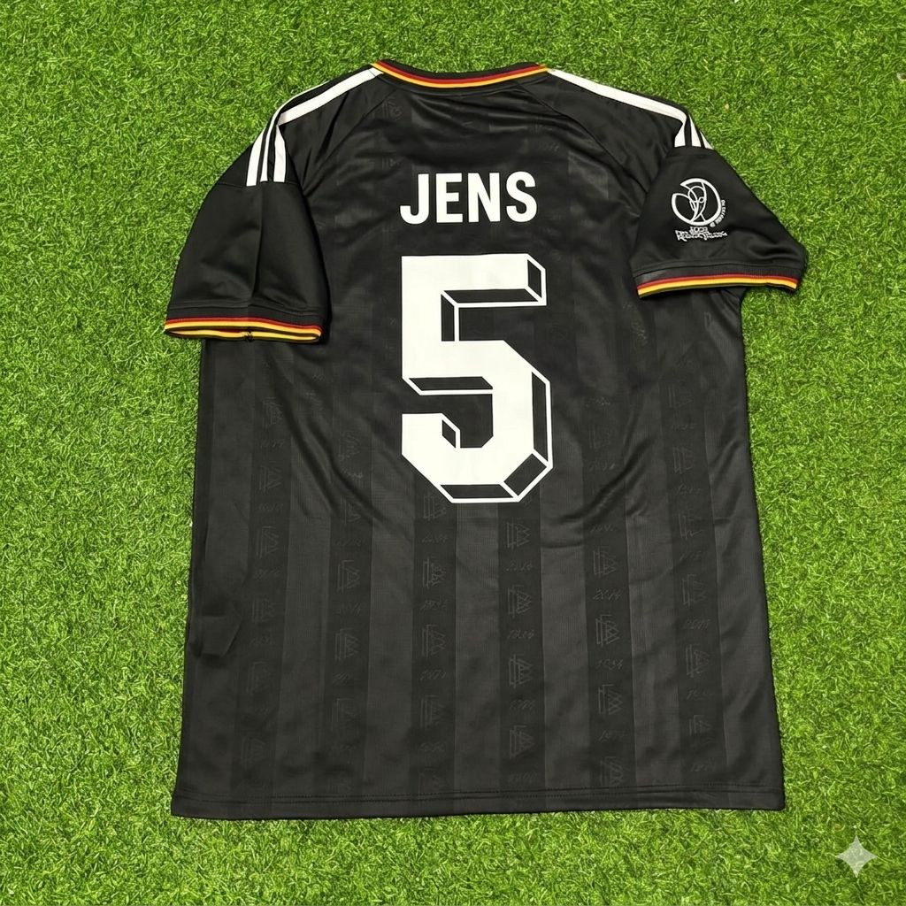 Jens Nowotny Germany 2002 World Cup Black Special Retro Football Jersey