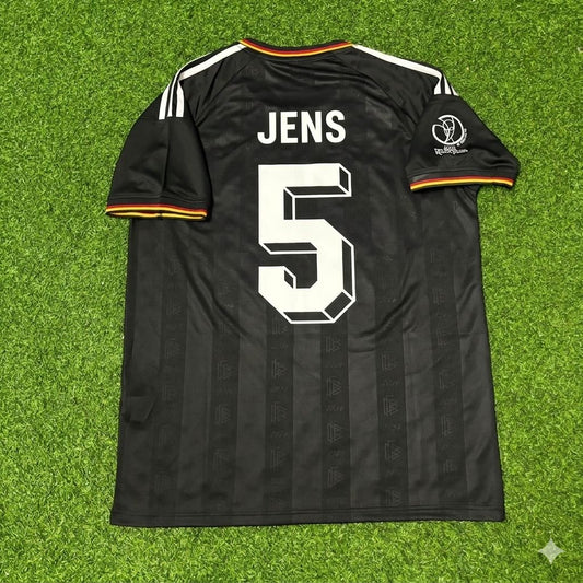 Jens Nowotny Germany 2002 World Cup Black Special Retro Football Jersey