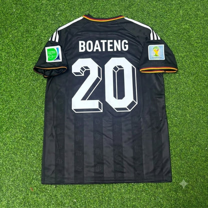 Jerome Boateng Germany 2014 World Cup Special Edition Black Retro Football Jersey