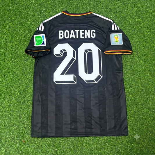 Jerome Boateng Germany 2014 World Cup Special Edition Black Retro Football Jersey