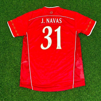 Jesus Navas Sevilla 2003/2004 Red Home Retro Football Jersey Kit