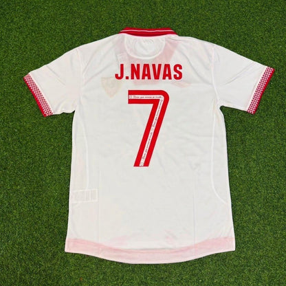 Jesus Navas Sevilla 2012/2013 Red Home Retro Football Jersey Kit