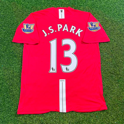 Ji-sung Park Manchester United 2007 2008 EPL Retro Red Jersey Trikot
