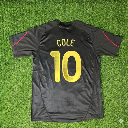 Joe Cole – Liverpool 2009-10 Black Retro Kit Jersey – | Trikot | Maillot Soccer Shirt